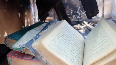 Çanakkale orman yangınlarında evi yandı, çatısı çöktü, Kur'an-ı Kerim'ler sapasağlam kaldı