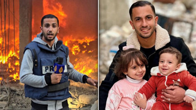 Şehit gazetecinin kızına son sözü Filistin direnişinin sembolü oldu: Tamam bir yere gitmiyoruz!