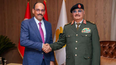 Yunanistan endişeli... MİT Başkanı İbrahim Kalın, Bingazi’de Halife Hafter ile görüştü! Kritik buluşmada ne konuşuldu?