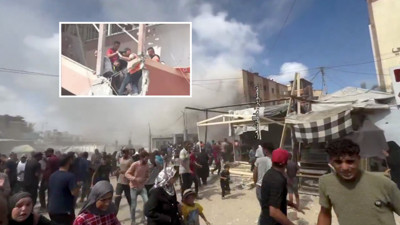 Gazze’de vahşet sürüyor! İsrail, Han Yunus'ta hastaneyi iki kez bombaladı! Aralarında gazetecilerin de olduğu 14 kişi şehit oldu...