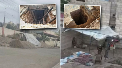 İsrail'in kuklası YPG'yi operasyon korkusu sardı! Parklardan hastanelere… Fırat’ın doğusunu tünellerle doldurdular