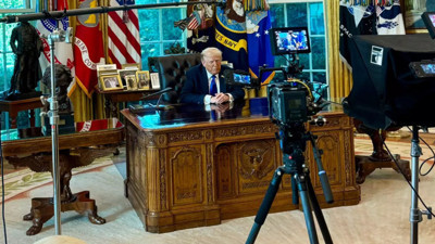 Donald Trump Beyaz Saray'dan seslendi: İsrail Gazze'yi bombalamayı derhal durdurmalı!