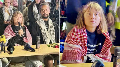 Greta Thunberg, İsrail'in insanlık dışı muamelesini anlattı! "Bizi kafeslere koyup gazla öldüreceklerini söylediler"