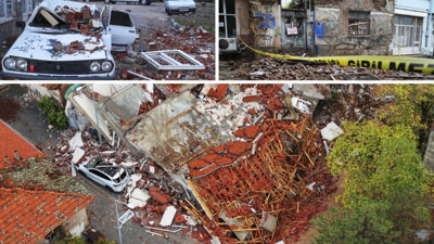 Balıkesir'de kabus gibi gece! 6.1'lik depremin hasarı gün ağarınca ortaya çıktı! İşte yıkım görüntüleri...