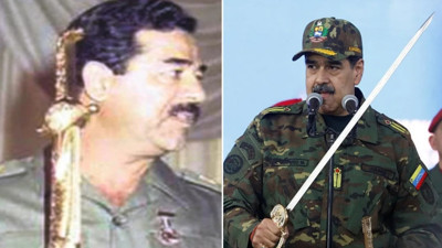 Maduro'nun sonu Saddam gibi mi olacak? Maduro Trump’a kılıç çekti! Bolivar’ın 200 yıllık kılıcıyla verilen mesaj dünyanın gündeminde