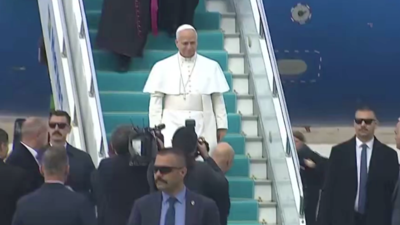 Papa Leo, Ankara'ya iniş yaptı! İşte ilk görüntüler...