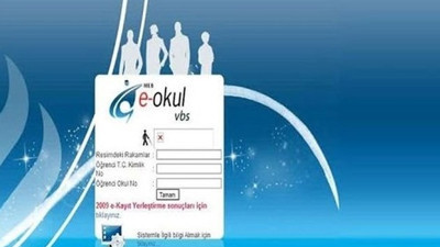 e-Okul giriş ekranı... E Okul Veli Bilgilendirme sistemine ( e-Okul VBS ) giriş