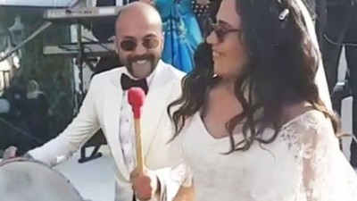 Magazin gündeminde bu nikah var! Gece boyunca çılgınca eğlendiler...