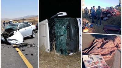 Yollar kan gölüne döndü! Yozgat, Bursa, Van ve Ağrı'da 21 ölü...