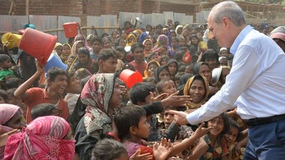 Numan Kurtulmuş mülteci kamplarını ziyaret etti / GALERİ