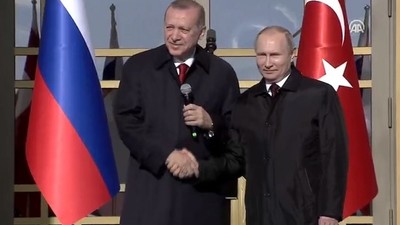 Erdoğan ve Putin, Akkuyu Nükleer Santrali'nin temelini attı!