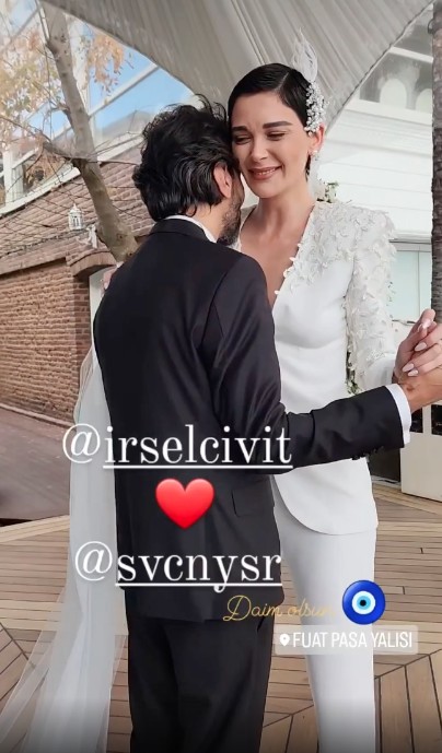 6 gün önce nişanlanan Sevcan Yaşar ile İrsel Çivit evlendi - Resim : 4