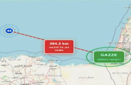 İsrail askeri gemisi Sumud Filosu’na tehlikeli manevralar yaptı: Aktivistler o anları kayda aldı!