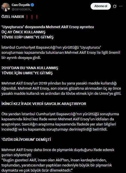 2019'dan bu yana... Mehmet Akif Ersoy dosyasında şok ayrıntı! Herkes bu detayı konuşuyor - Fotoğraf: 3