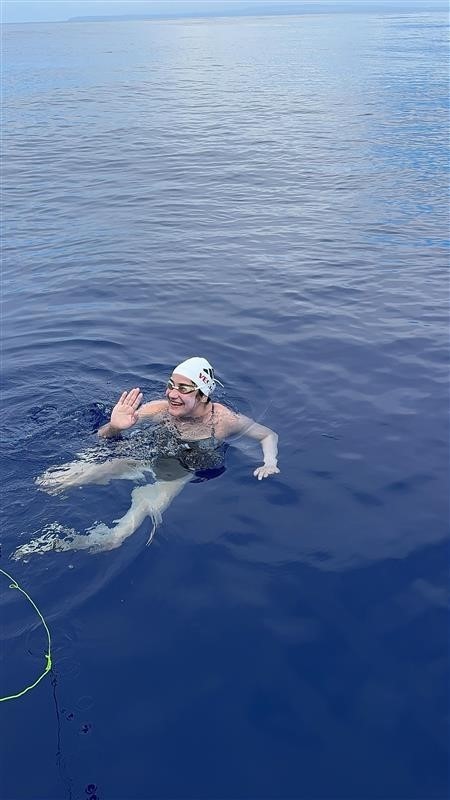 Aysu Türkoğlu’ndan tarihi başarı! Kaiwi Kanalı’nı geçti, Ocean’s Seven’da zirveye 2 adım kaldı!