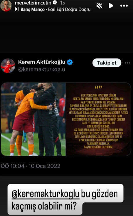 Galatasaray’ı silen Kerem Aktürkoğlu'na Terim cephesinden bomba tepki! Sosyal medya adeta yıkıldı! - Resim : 3