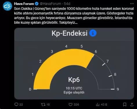 Güneş’te dev patlama: İstanbul’da kuzey ışıkları görülebilir, elektrikler kesilebilir!