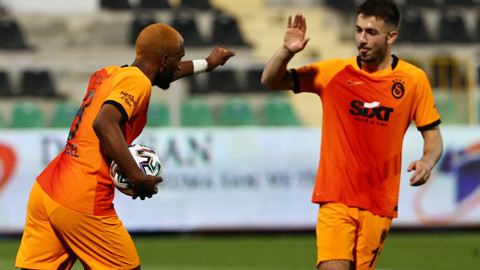 Denizli'de kazanan Galatasaray, zirve ortağı