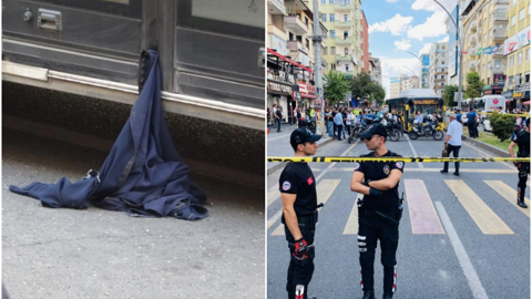 Elbisesi kapıya takıldı, otobüsün altında feci şekilde can verdi!