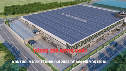 Yüzde 259 artış var! Kontrolmatik Teknoloji 2022’de 469 milyon liralı