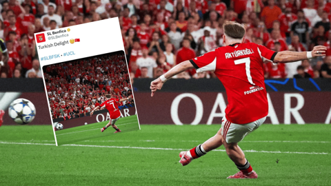 Benfica'dan Kerem Aktürkoğlu paylaşımı: "Turkish Delight"