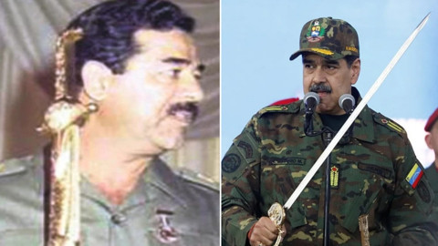 Maduro'nun sonu Saddam gibi mi olacak? 200 yıllık kılıçla şok mesaj...