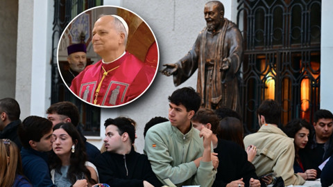 Kutsal Ruh Katedrali'nde Hristiyan din adamlarıyla bir araya geldi!