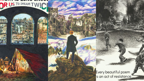 Gazze’nin yıkım hafızası Londra’da sanatla direniyor! Sürgündeki Zeytin Ağacına Posterler sergisi 15 Ocak'ta başlıyor