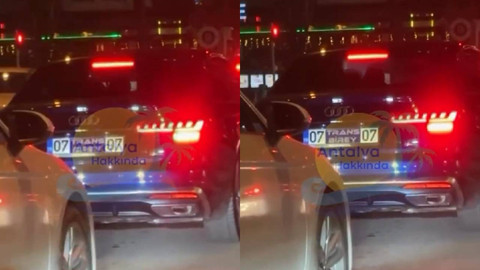 Türkiye bunu da gördü... Antalya’da 'trans' plakalı araba gündeme bomba gibi düştü