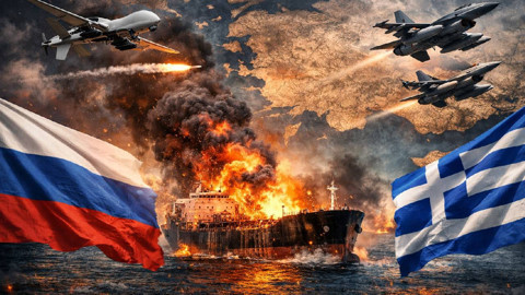 Akdeniz'de Rus-Yunan tartışması! Yunanistan Rus tankerini vurdu!