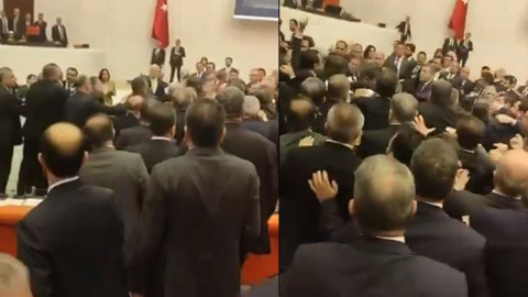 TBMM bütçe görüşmelerinde yumruklu kavga çıktı