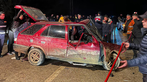 Bolu’da korkunç kaza: 1’i ağır 6 yaralı