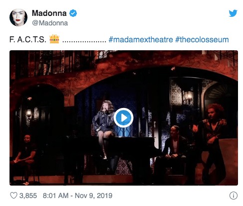 Madonna:"Kraliçe asla geç kalmaz"