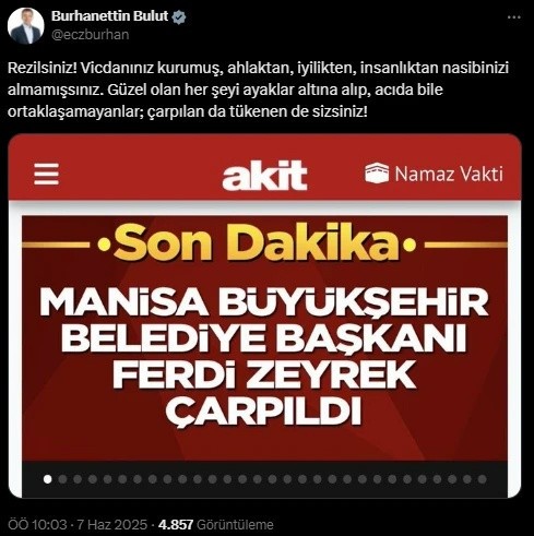 Akit'in rezil manşeti sosyal medyada infial yarattı... Peş peşe tepkiler geliyor: Çarpılan da tükenen de sizsiniz! - Resim : 3