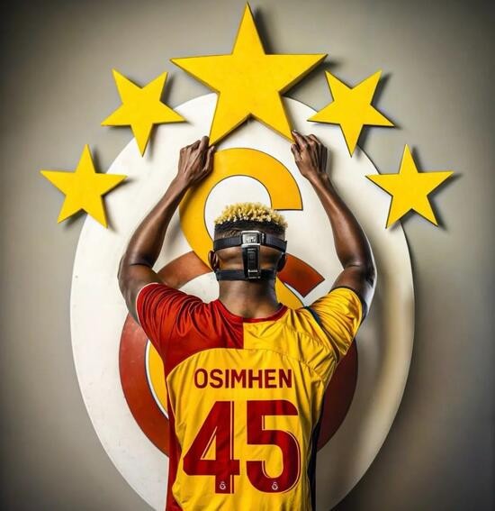 Victor Osimhen'den 5. yıldız paylaşımı