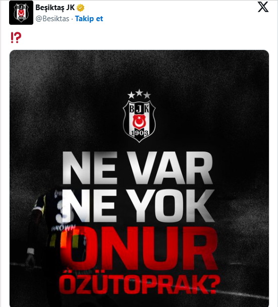Beşiktaş'tan Fenerbahçe - Alanyaspor maçı sonrası flaş paylaşım: VAR hakemine büyük tepki!