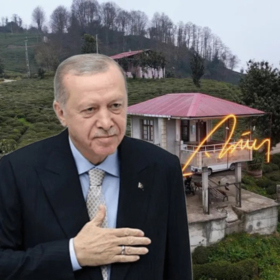 Cumhurbaşkanı Erdoğan'a baba ocağı Rize'de bayram sürprizi!