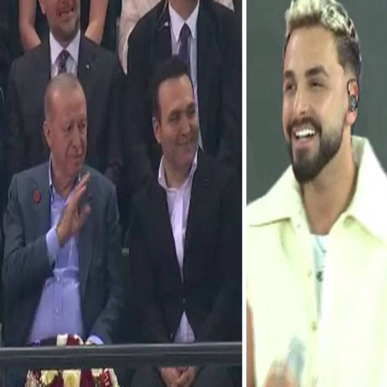 Gençlerin coşkusuna ortak oldu! Cumhurbaşkanı Erdoğan, ünlü rapçinin konserini böyle takip etti