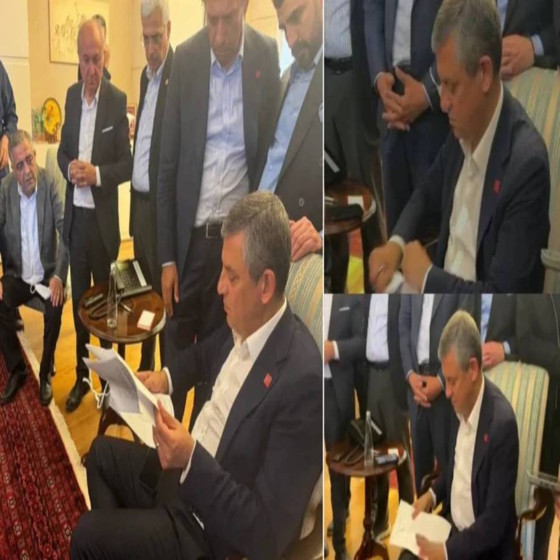 Tebligat şovu kurgu çıktı! İşte Özgür Özel'in şok eden görüntüleri