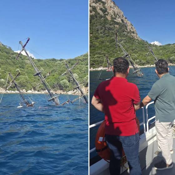 Marmaris'te korku dolu dakikalar: Tur teknesi battı! 110 yolcu vardı...