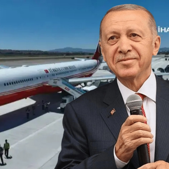 Başkentte tarihi gün: Ankara Havalimanı'na ilk inişi Cumhurbaşkanı Erdoğan yaptı