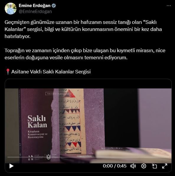 Asitane Vakfı Saklı Kalanlar Sergisi: Açılışını Emine Erdoğan yaptı - Resim : 2