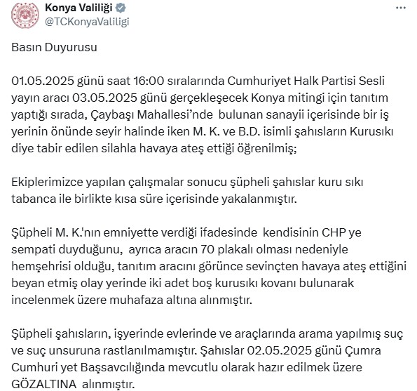 CHP'den "silahlı saldırı" iddiası: Şüphelinin ifadesi ortaya çıktı! - Resim : 2