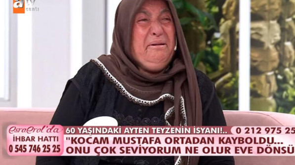 Esra Erol'da inanılmaz olay! 60 yaşındaki Ayten teyze, genç aşkı için gözyaşlarına boğuldu - Resim : 4