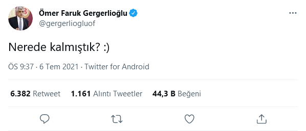 Gergerlioğlu'nun tahliyeden sonra attığı ilk tweete yorum yazanlara bakın!