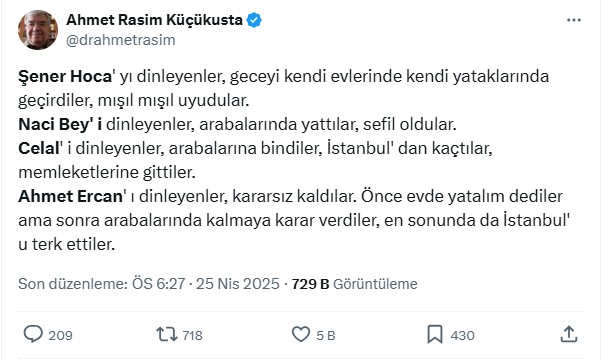 Ahmet Rasim Küçükusta'dan gündem yaratan hiciv: Deprem uzmanlarını adeta tiye aldı - Resim : 2