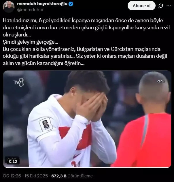 Kenan Yıldız'ın maç önü duası, Memduh Bayraktaroğlu'nun zoruna gitti! - Resim : 3