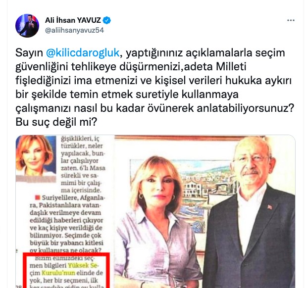 "YSK'da olmayan bilgiler bizde var" diyen Kılıçdaroğlu, gündemi sarstı: Kılıçdaroğlu bu bilgileri nasıl edindi?