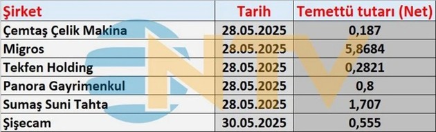 Borsa İstanbul'da temettü dağatacak şirketler belli oldu - Resim : 3