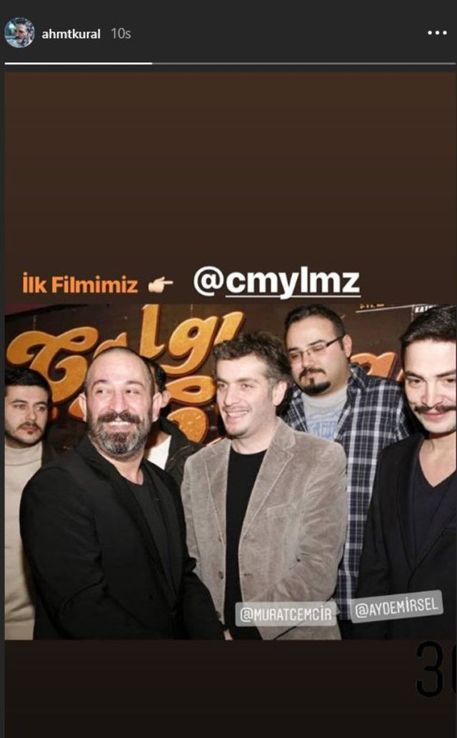 Ahmet Kural'dan Cem Yılmaz'a destek paylaşımı!